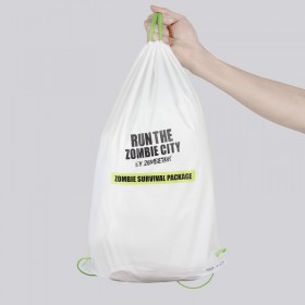 حقيبة ظهر مخصصة CPE بيضاء بفم شعاعي للسفر والرحلات