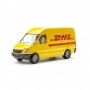 شاحنة شحن DHL نموذج أصفر لمجموعة هدايا DHL الترويجية السريعة